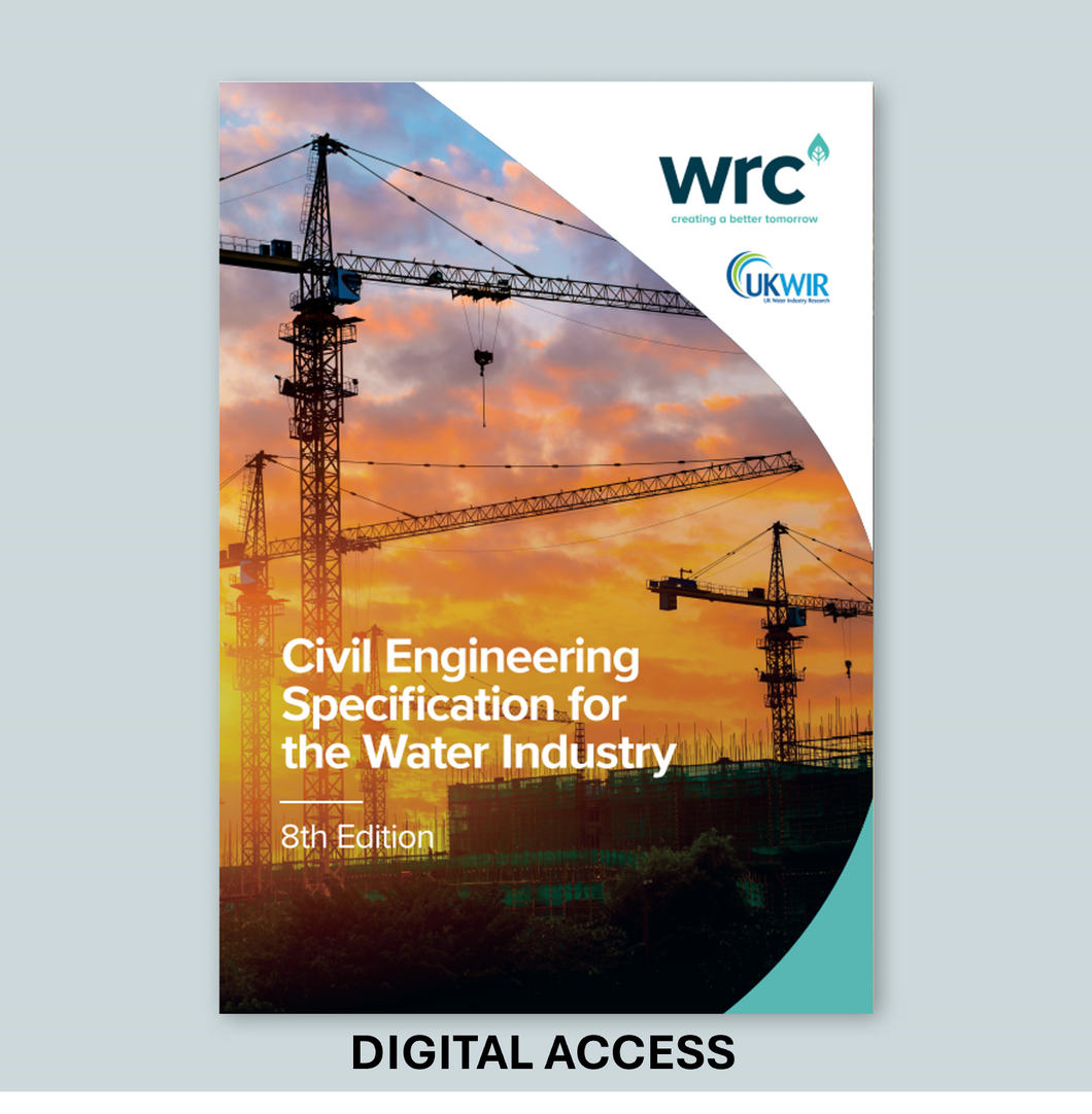 Civil Engineering Specification for the Water Industry 8th Edition - Digital Access